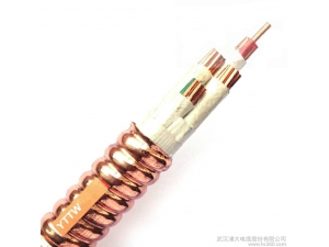 YTTW-铜绞线、氟云母带绝缘、铜带纵向包裹连续焊接护套矿物绝缘电缆