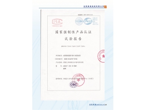国家强制性产品认证实验报告